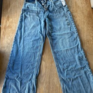 NWT Gap high rise wide leg jeans.